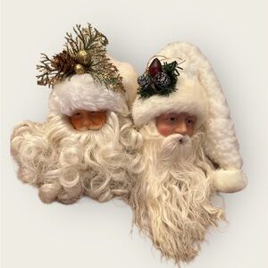FREE With Purchase Festive Santa Claus Ornaments X 2